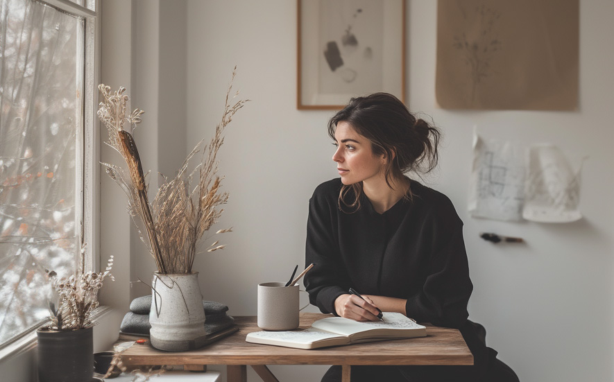 reflektiere über Lösungen für Stress
